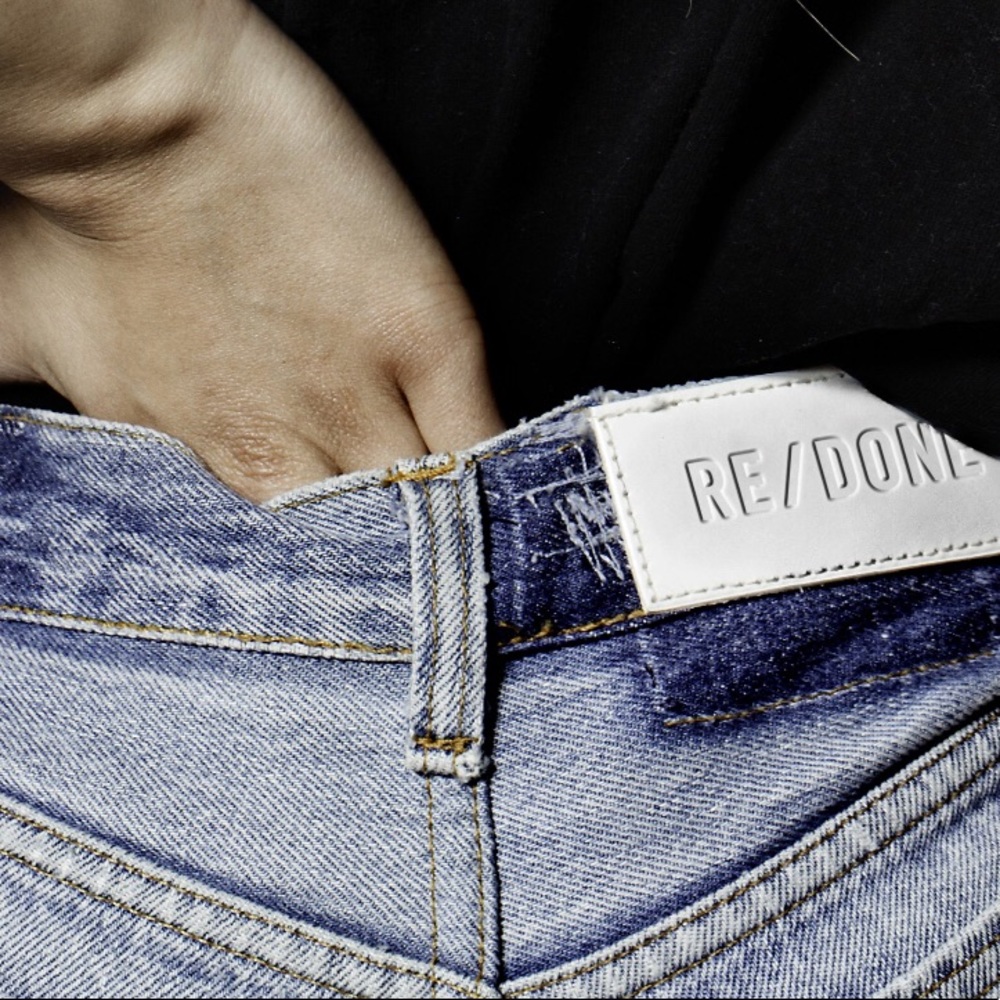 Re/Done Levi’s Hi Rise Straight Leg Skinny size 27